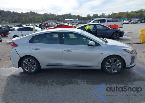 2017 Hyundai Ioniq Hybrid Limited z USA, uszkodzony, nr VIN KMHC05LC7HU023307